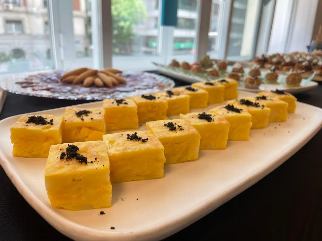 Selección de postres en formato individual